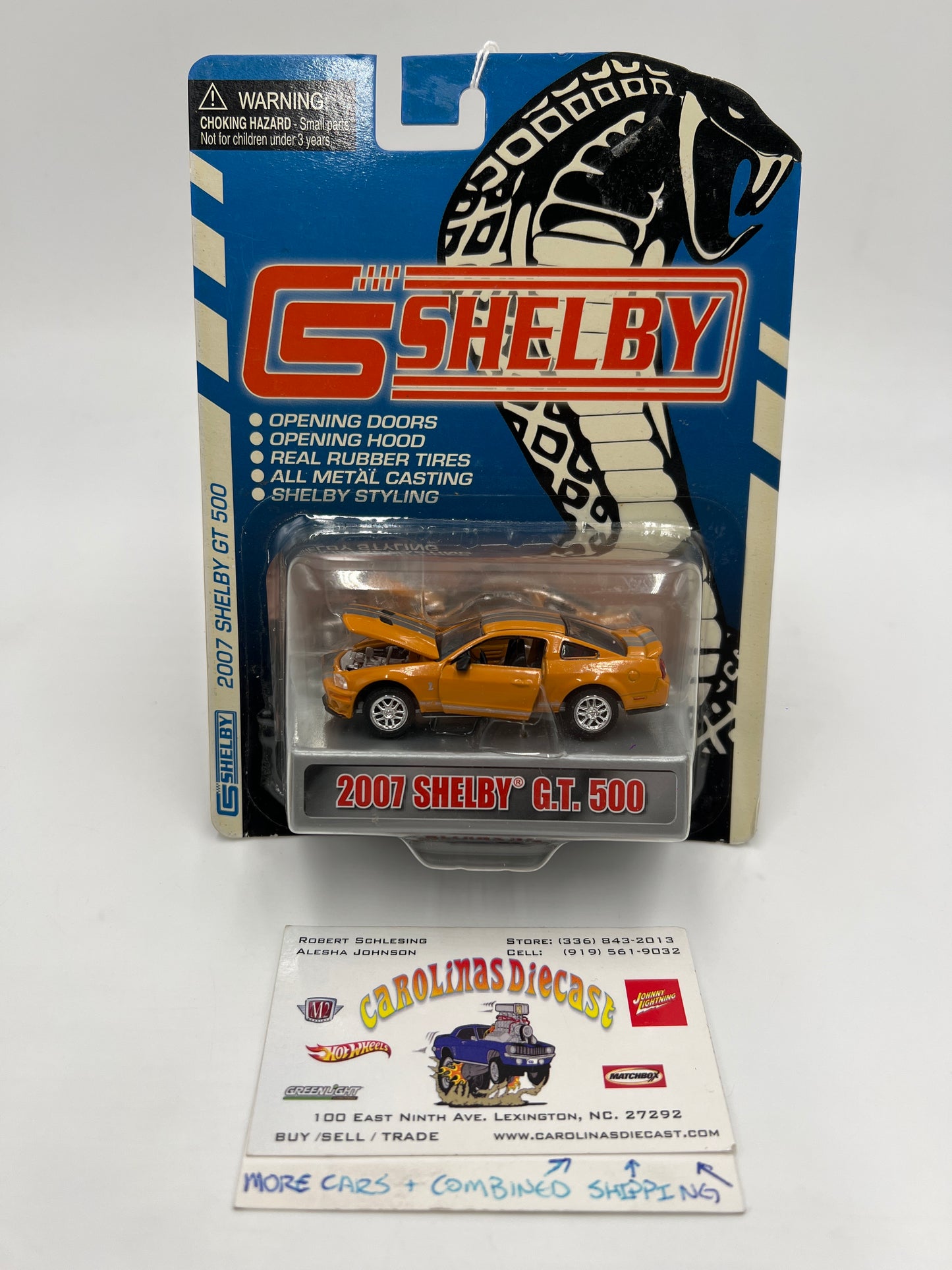 Shelby Collectibles Series 1 2007 Shelby G.T. 500 Orange 185C
