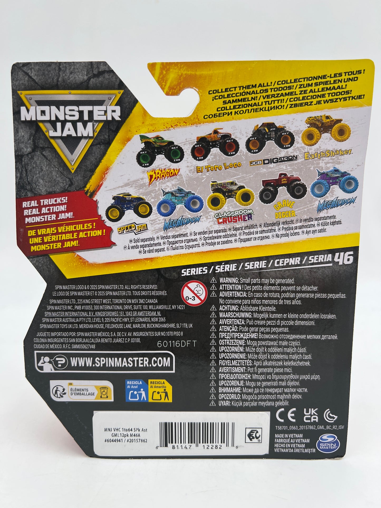 Monster Jam Series 46 Cyberflare ThunderROARus 129B