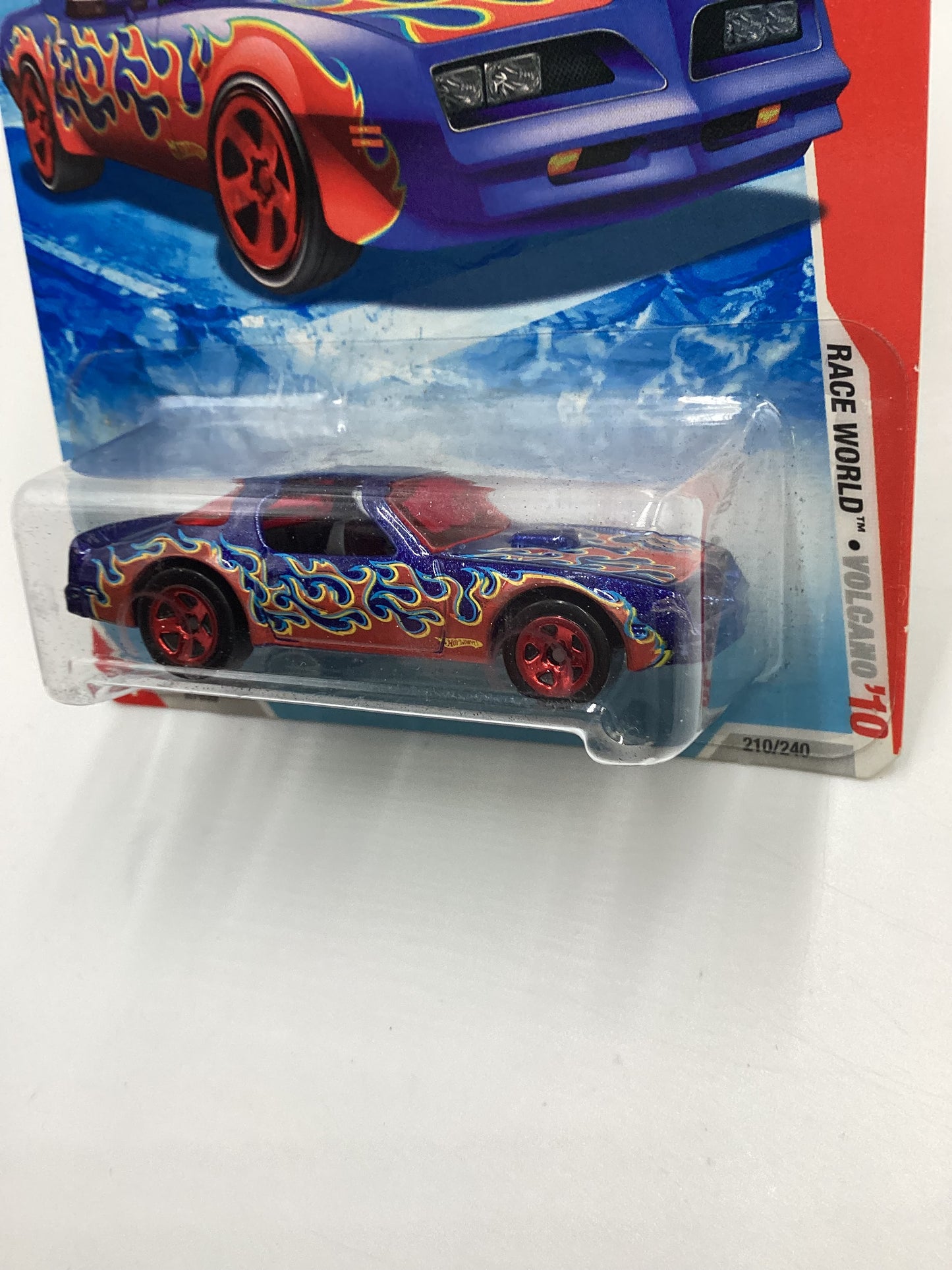 2010 Hot Wheels #210 Hot Bird Blue/Red 53B