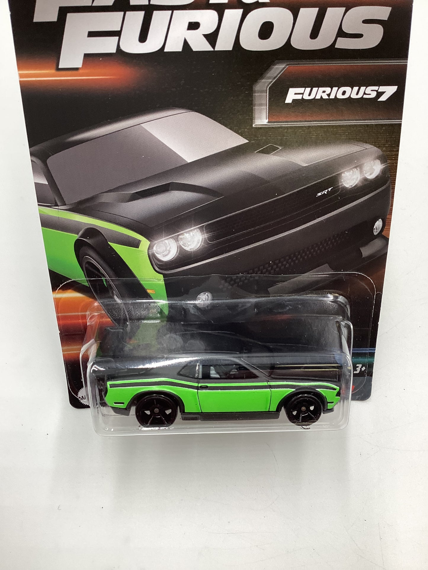 2023 Hot Wheels Fast and Furious Series 2 #7 Dodge Challenger Drift Car Green 69C