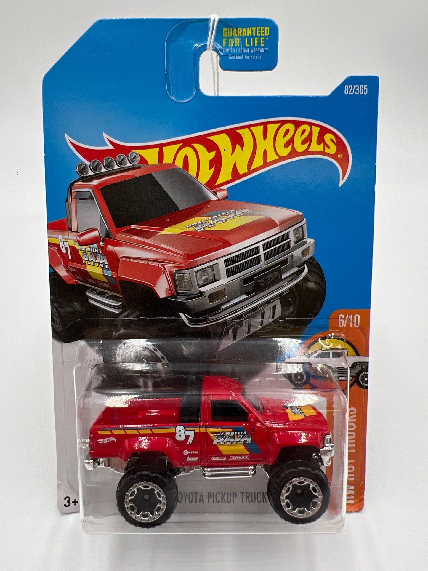 2017 Hot Wheels #82 1987 Toyota Pickup Truck Red (SR)