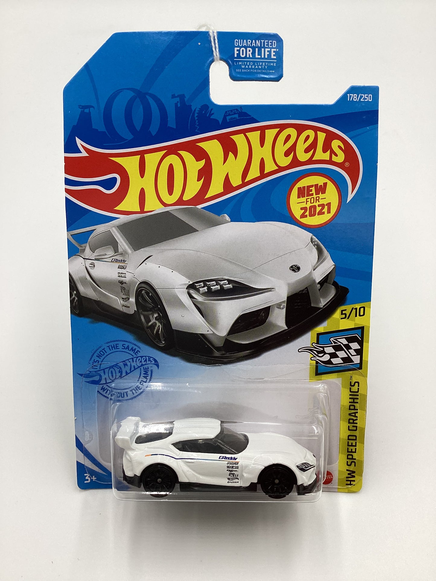 2021 Hot Wheels #178 20 Toyota GR Supra White 94B