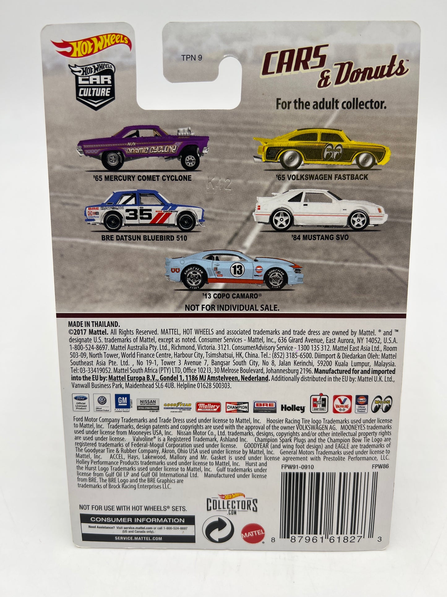 Hot Wheels Cars & Donuts 0/5 Chase 13 Copo Camaro