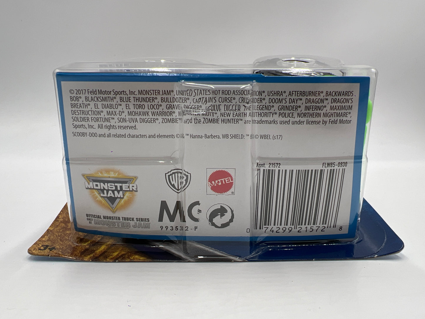 Hot Wheels Monster Jam X-Ray Body #1 Blue Thunder 130A