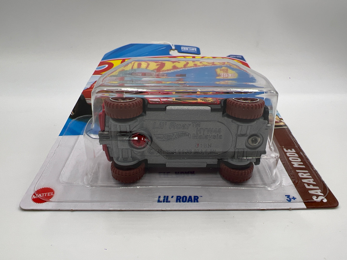 2025 Hot Wheels L Case Safari Mode #203 Lil Roar Red 114A
