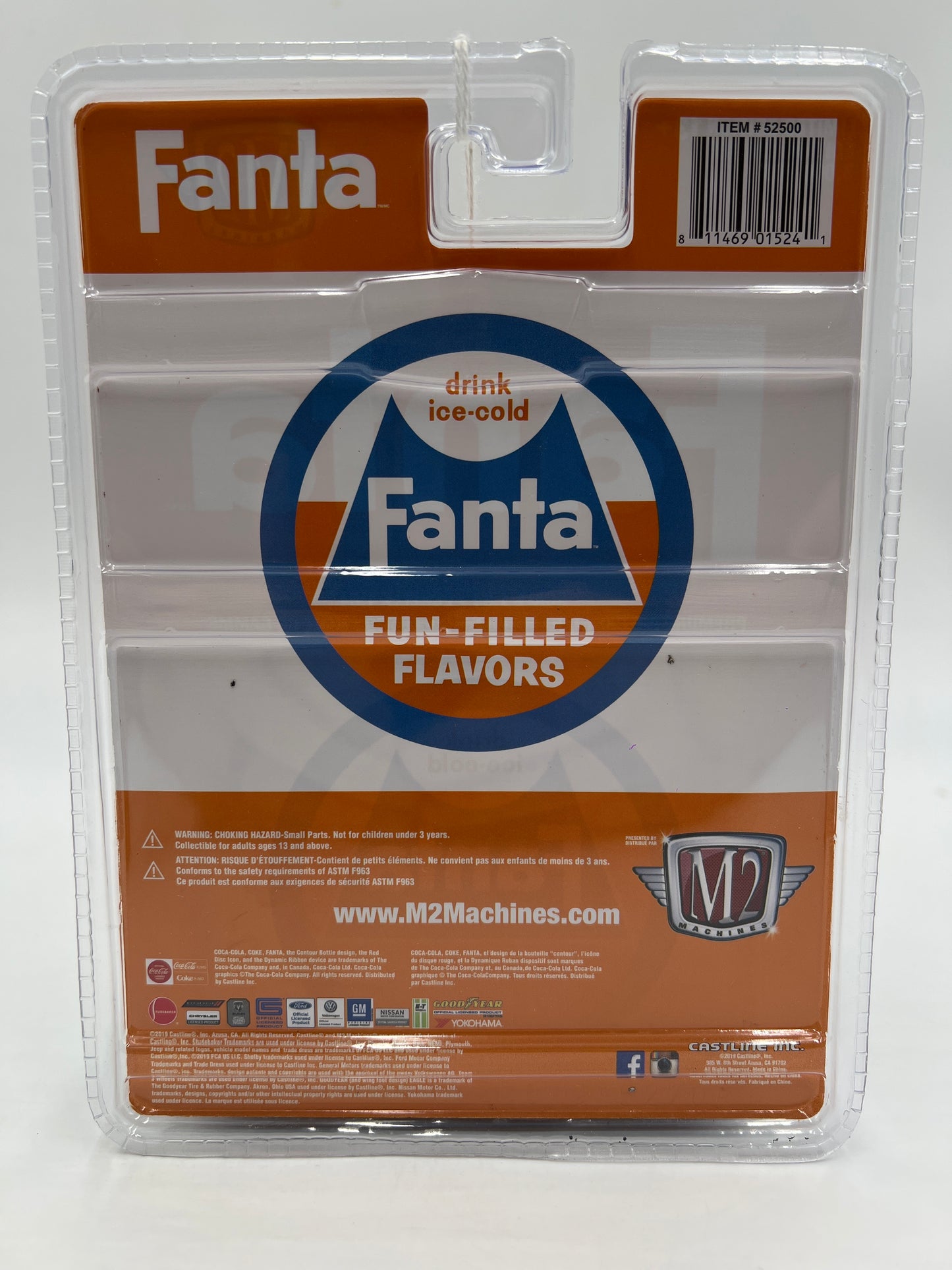 M2 Machines Fanta 1957 Chevrolet Sedan Delivery Orange/White F01 194G