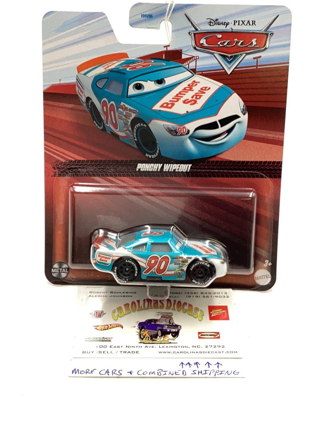 Disney Pixar Cars Ponchy Wipeout 136F