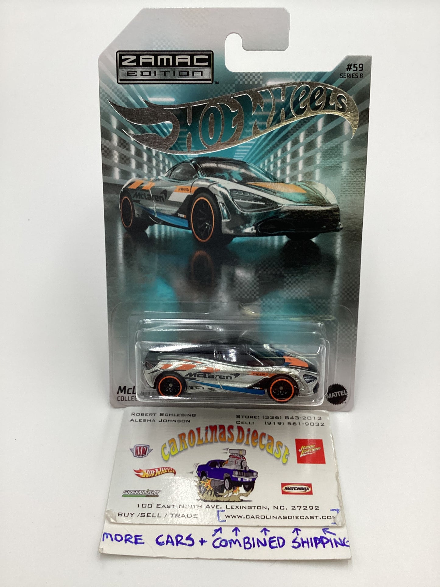 2024 Hot Wheels NFT Garage Series 8 McLaren 720S Zamac Edition