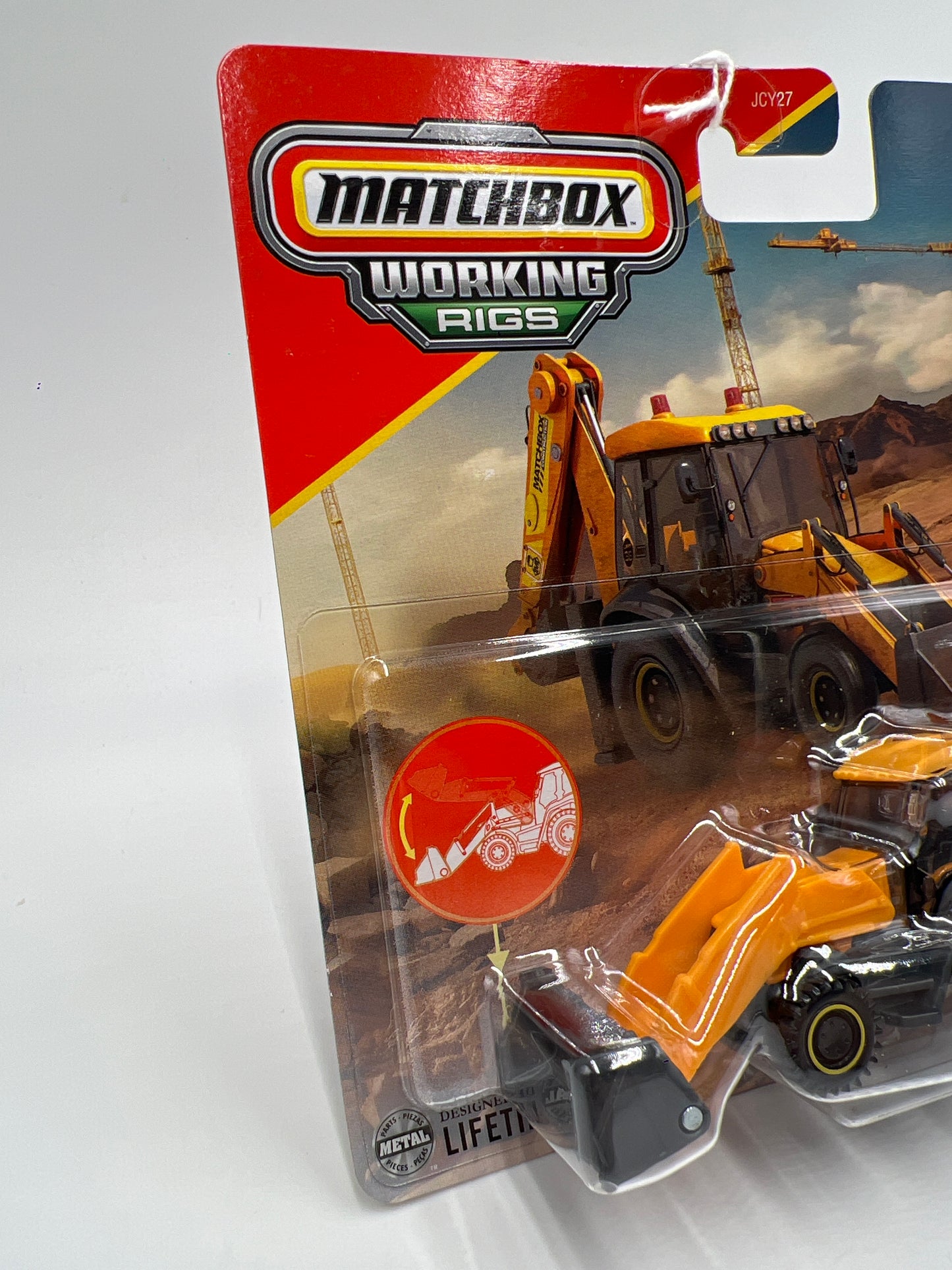 2025 Matchbox Working Rigs #10 MBX Backhoe 168G