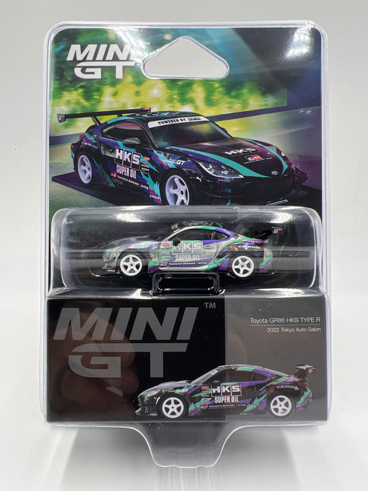 Mini GT #1005 CHASE Toyota GR86 HKS Type R 2022 Tokyo Auto Salon