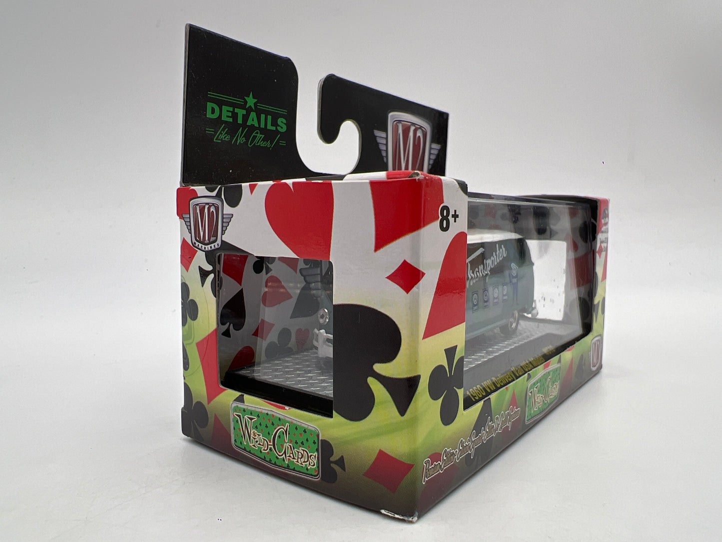M2 Machines Wild Cards 1/3480 1960 VW Delivery Van USA Model WC12