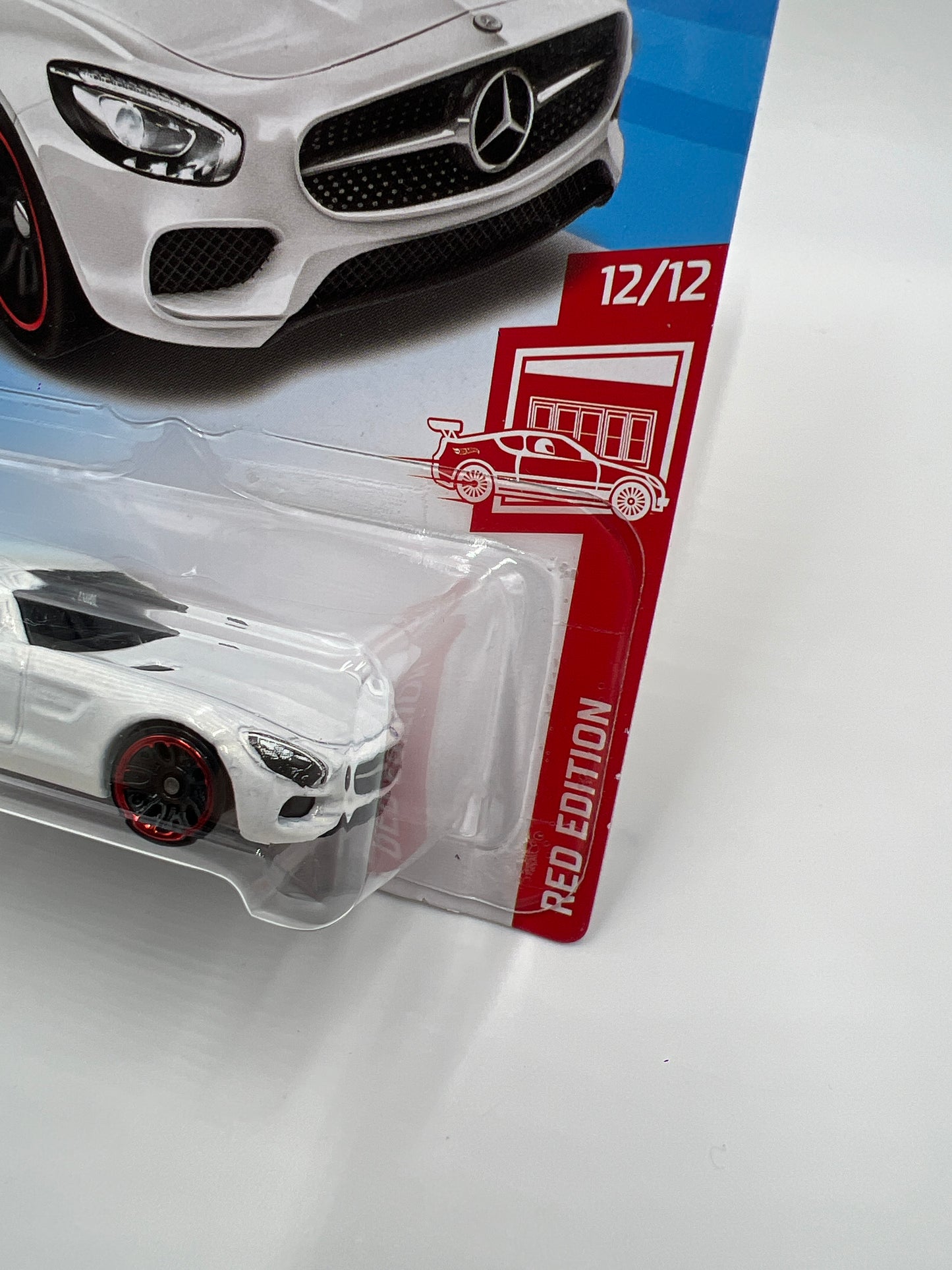 2018 Hot Wheels Target Exclusive Red Edition 15 Mercedes-AMG GT White