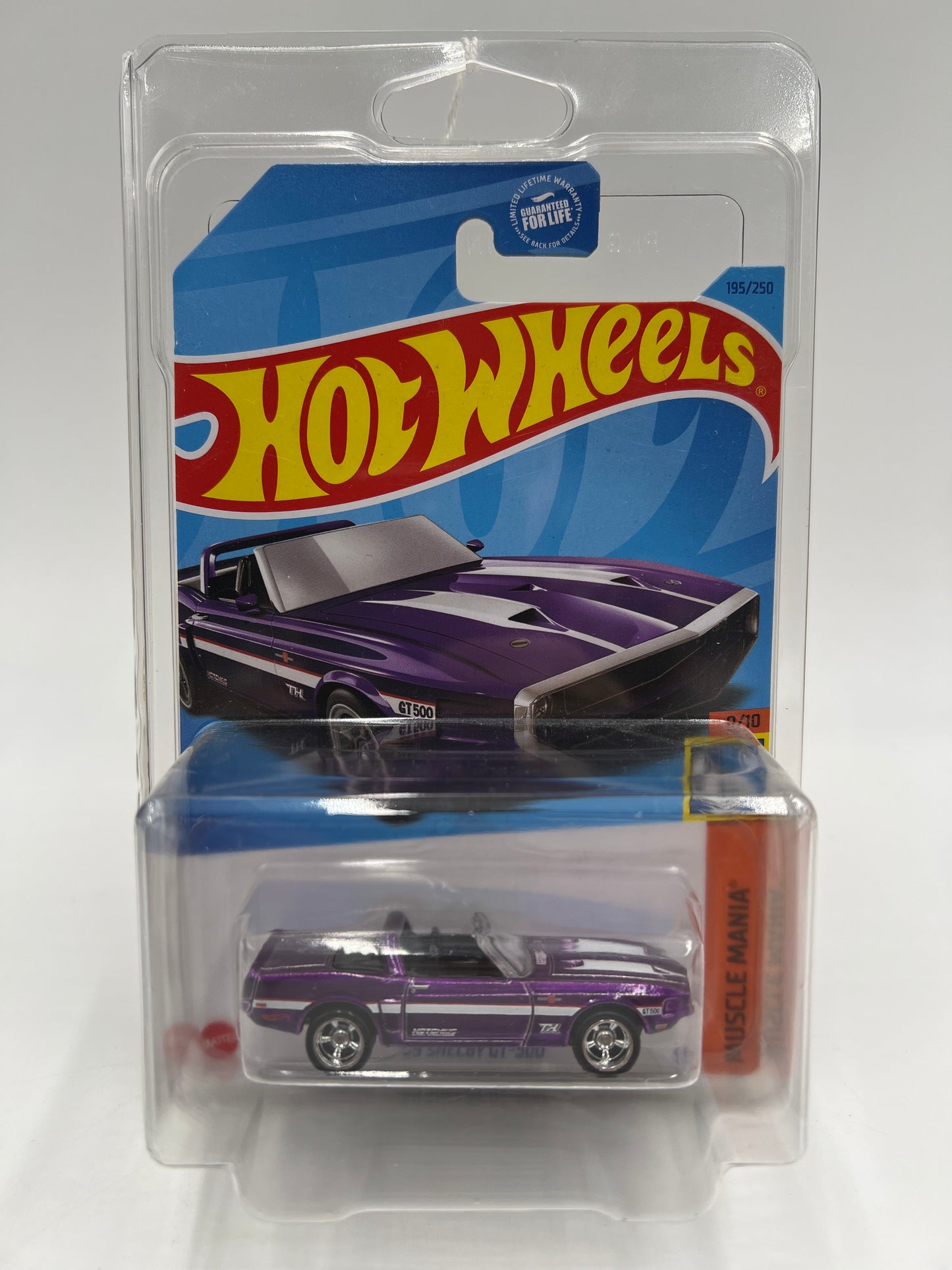 2023 Hot Wheels Super Treasure Hunt #195 69 Shelby GT-500 Purple W/Protector