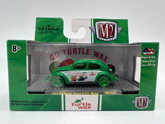 M2 Machines WMTS10 Walmart CHASE Turtle Wax 1953 VW Beetle Deluxe USA Model
