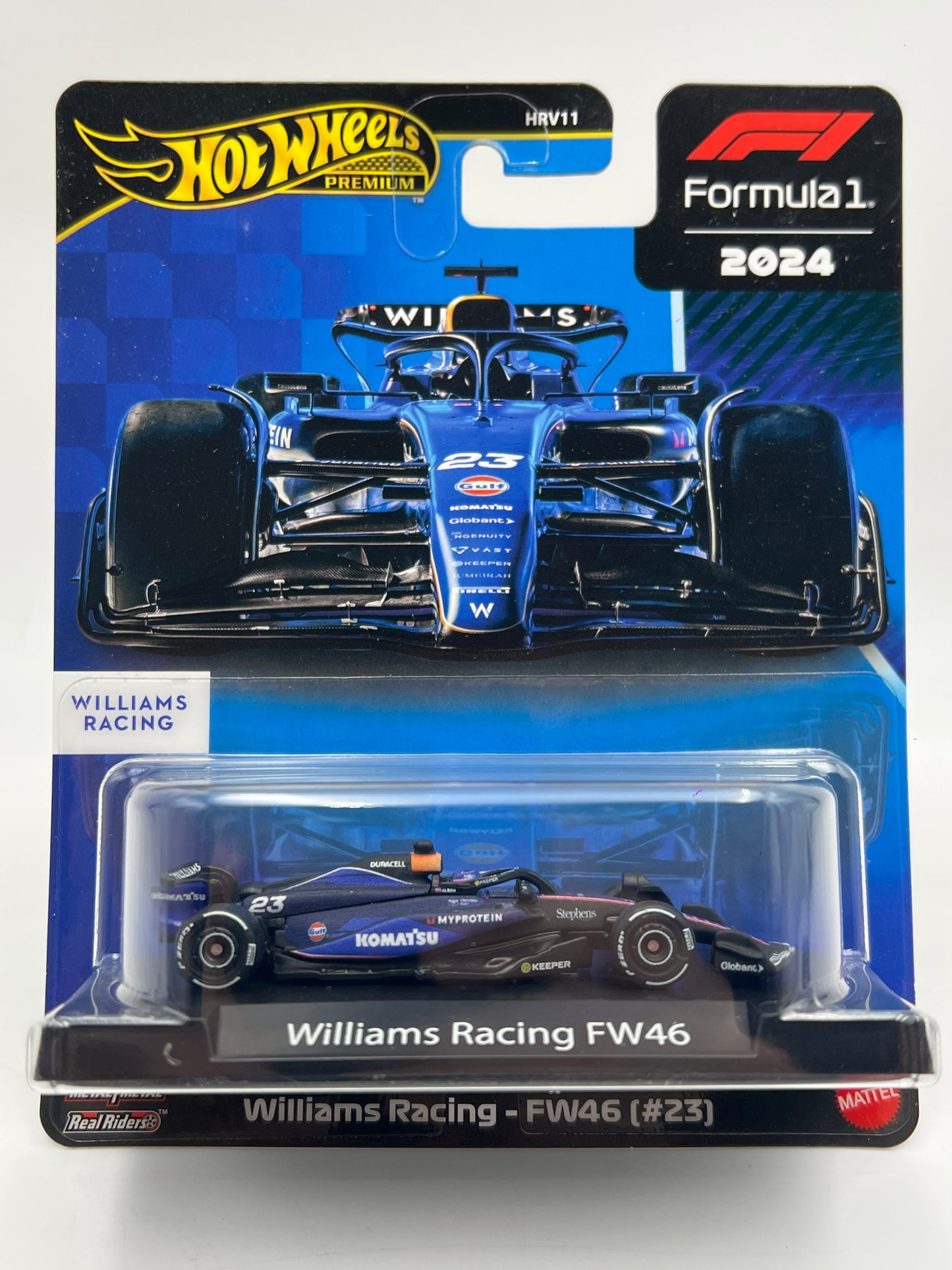 Hot Wheels Premium Formula 1 2024 Williams Racing FW46 #23 241D