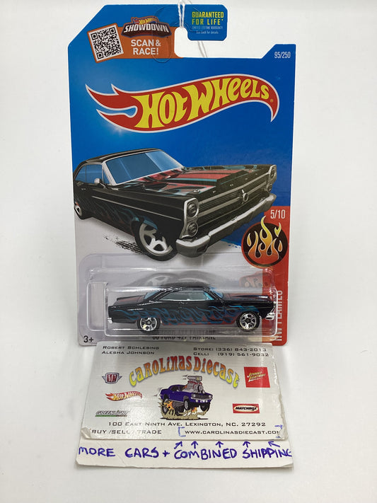 2019 Hot Wheels #95 66 Ford 427 Fairlane Black 26H