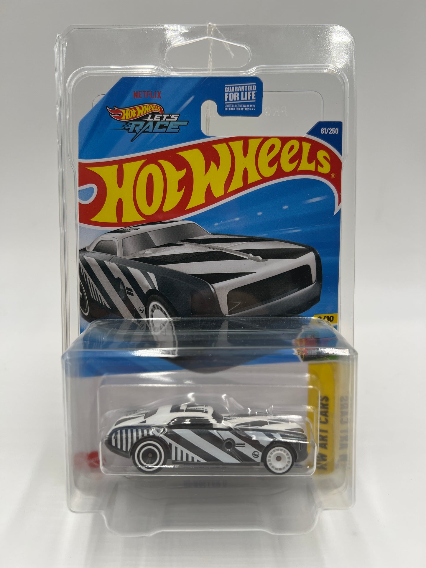 2025 Hot Wheels Super Treasure Hunt #61 Hi-Roller II Black/White W/Protector