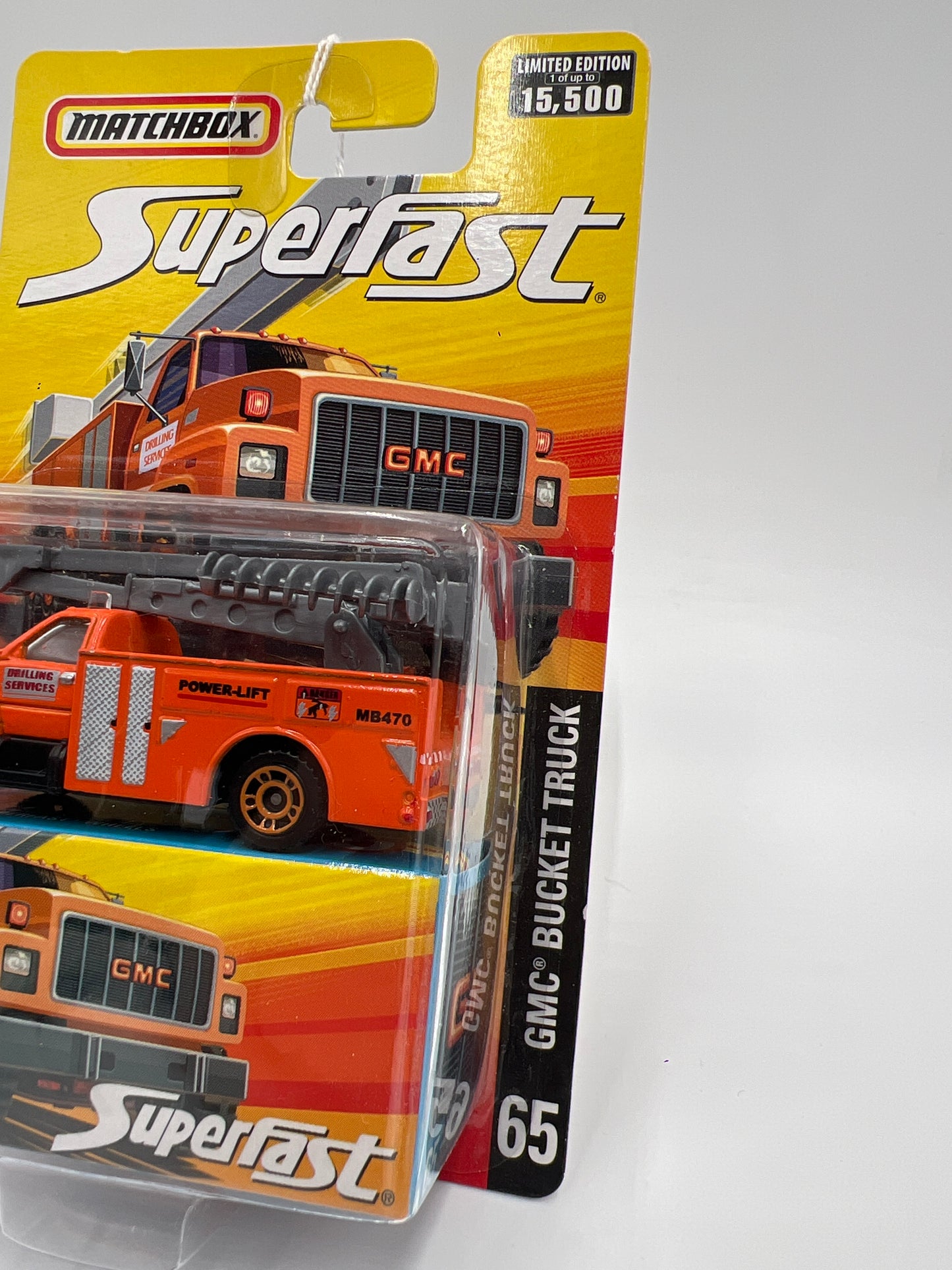 Matchbox Superfast #65 GMC Bucket Truck Orange