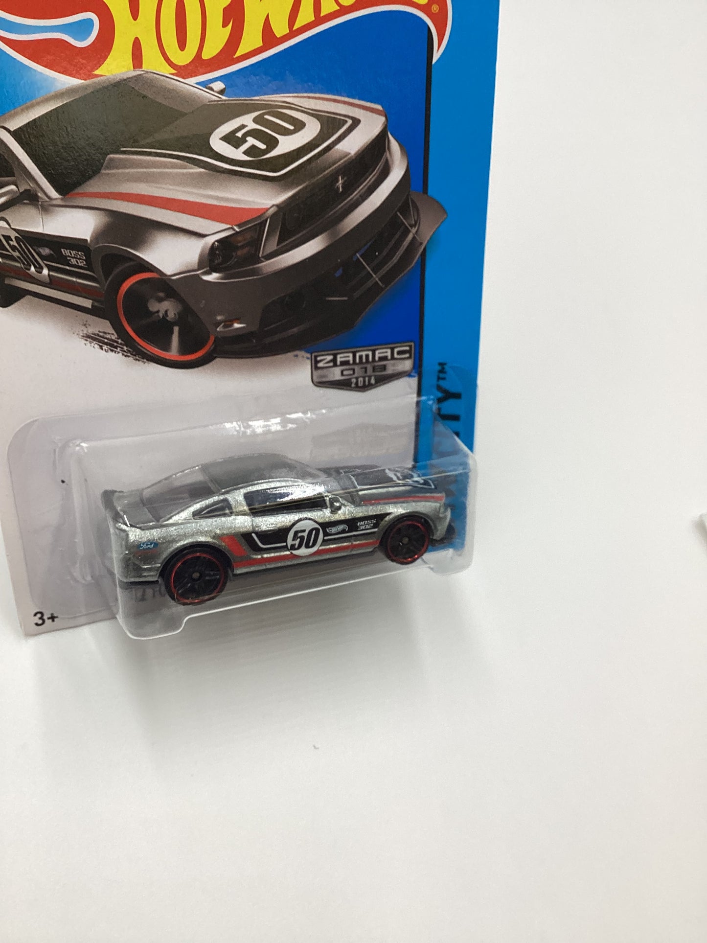 2014 Hot Wheels Zamac 018 #91 12 Ford Mustang Boss 302 Laguna Seca