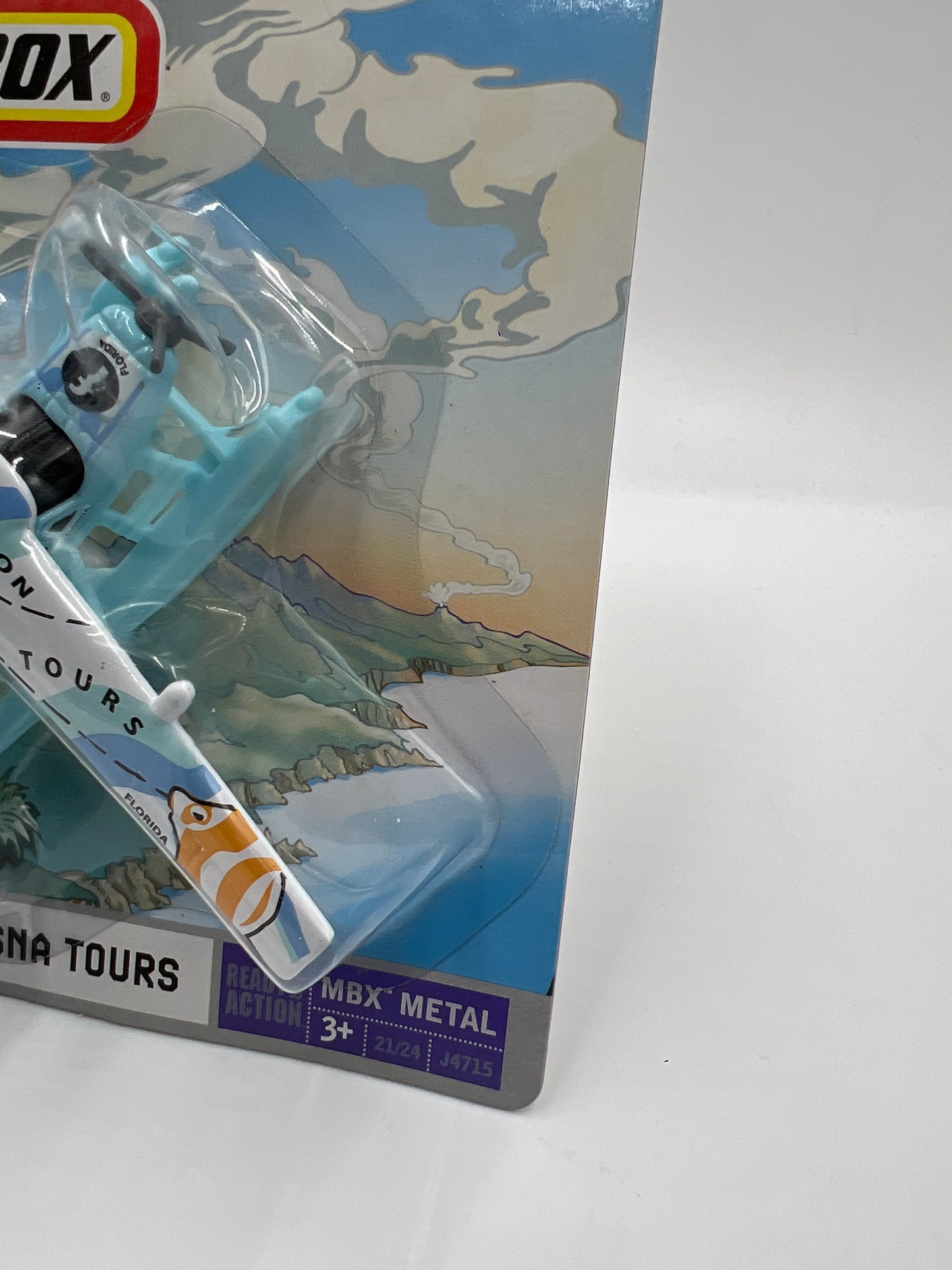 Matchbox Sky Busters MBX Metal #21 Cessna Caravan Aviation Tours Light Blue
