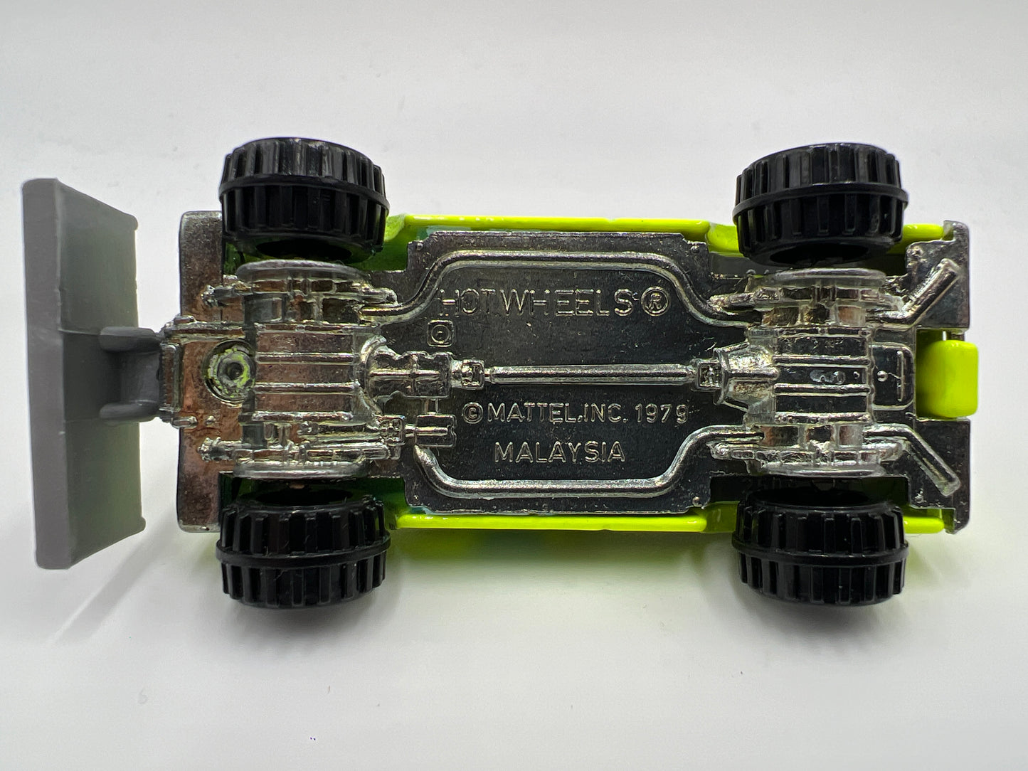 Hot Wheels 1/64 Super Scraper Yellow (SB Wheels) Loose