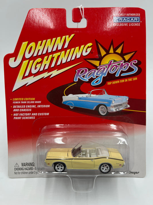 Johnny Lightning Ragtops 1969 Mercury Cougar Yellow 220F