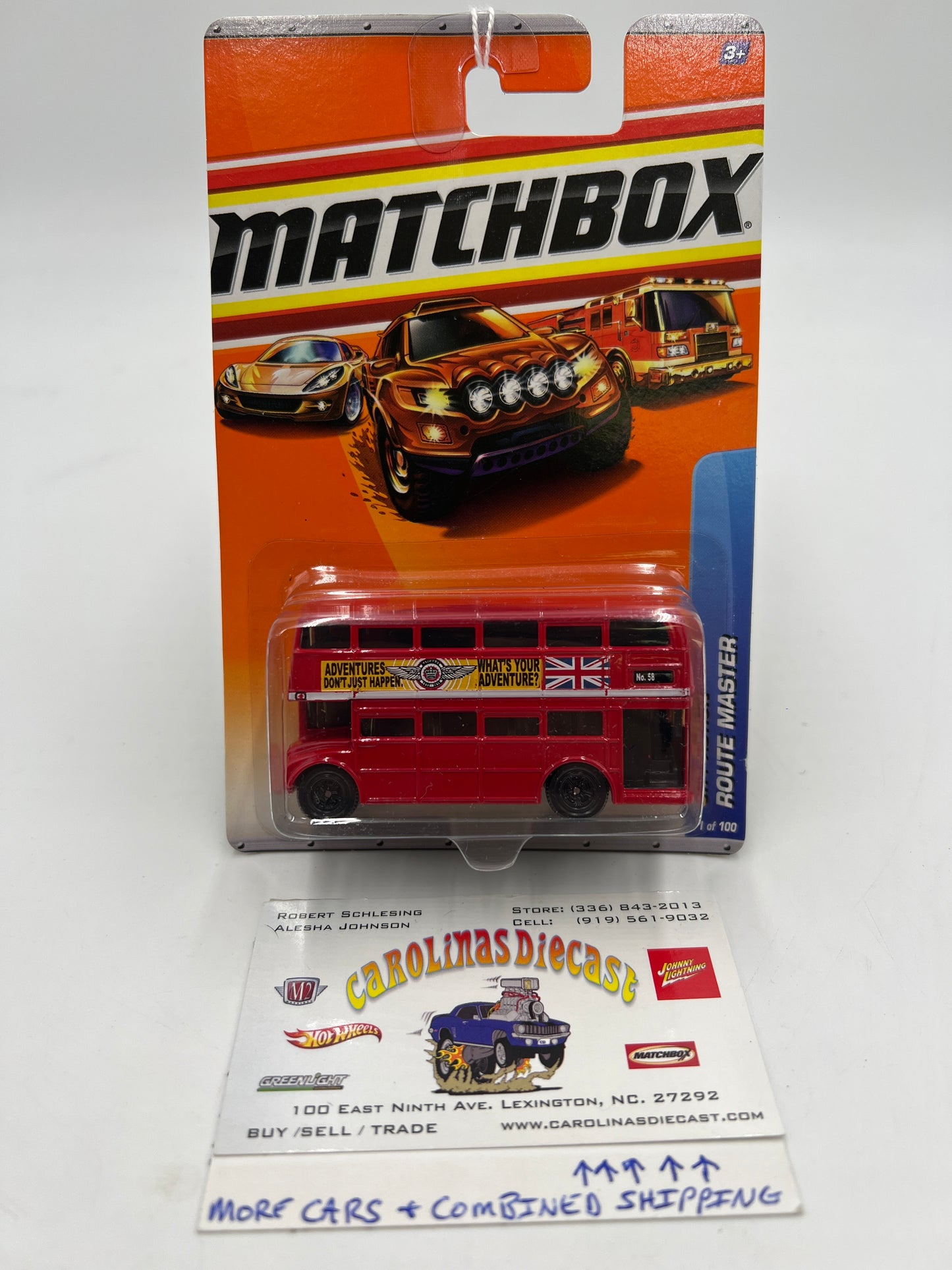 Matchbox 2010 City Action Route Master Red #71