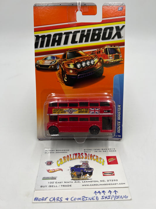 Matchbox 2010 City Action Route Master Red #71