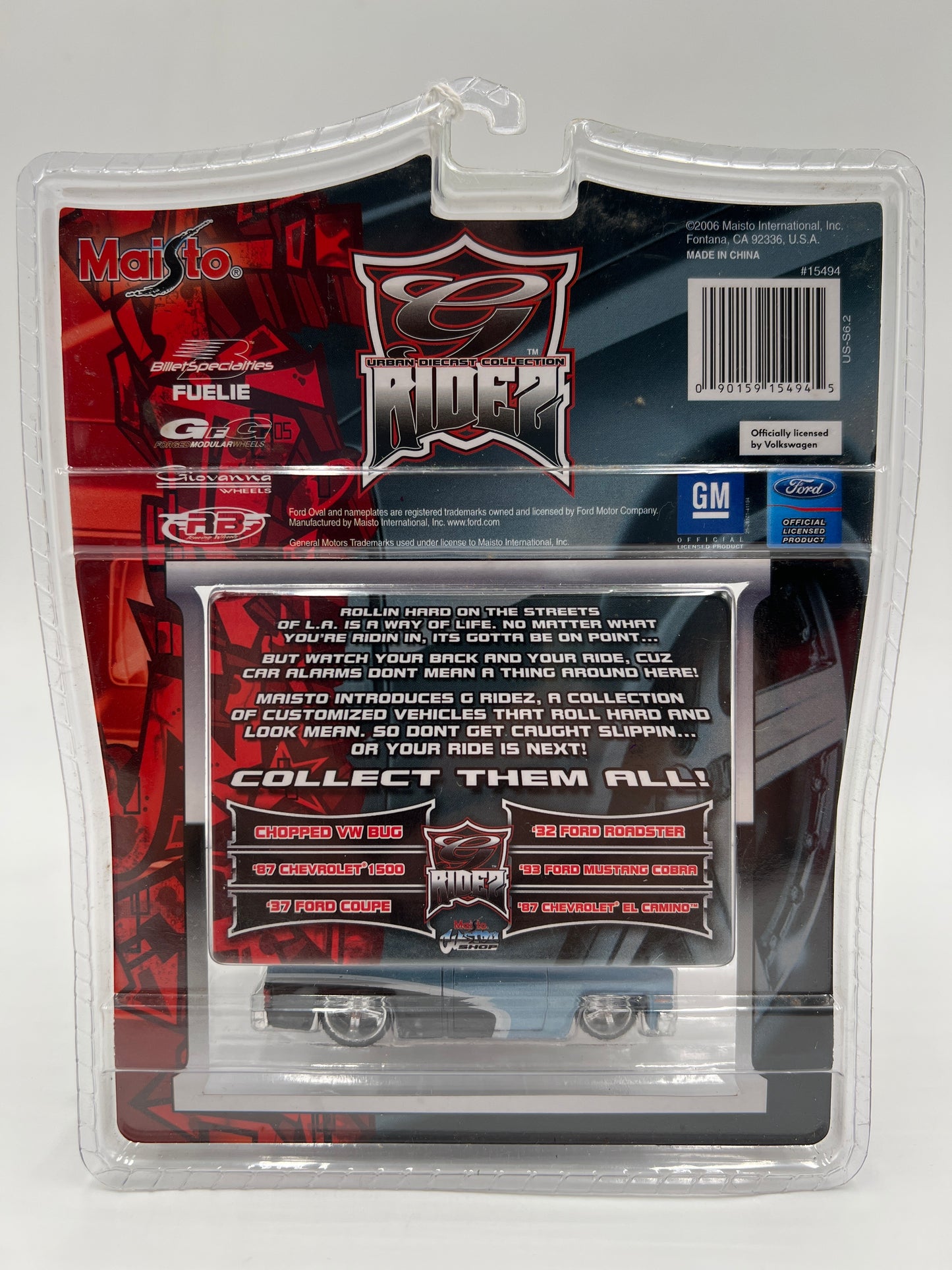 2006 Maisto G Ridez 87 Chevrolet 1500 Light Blue