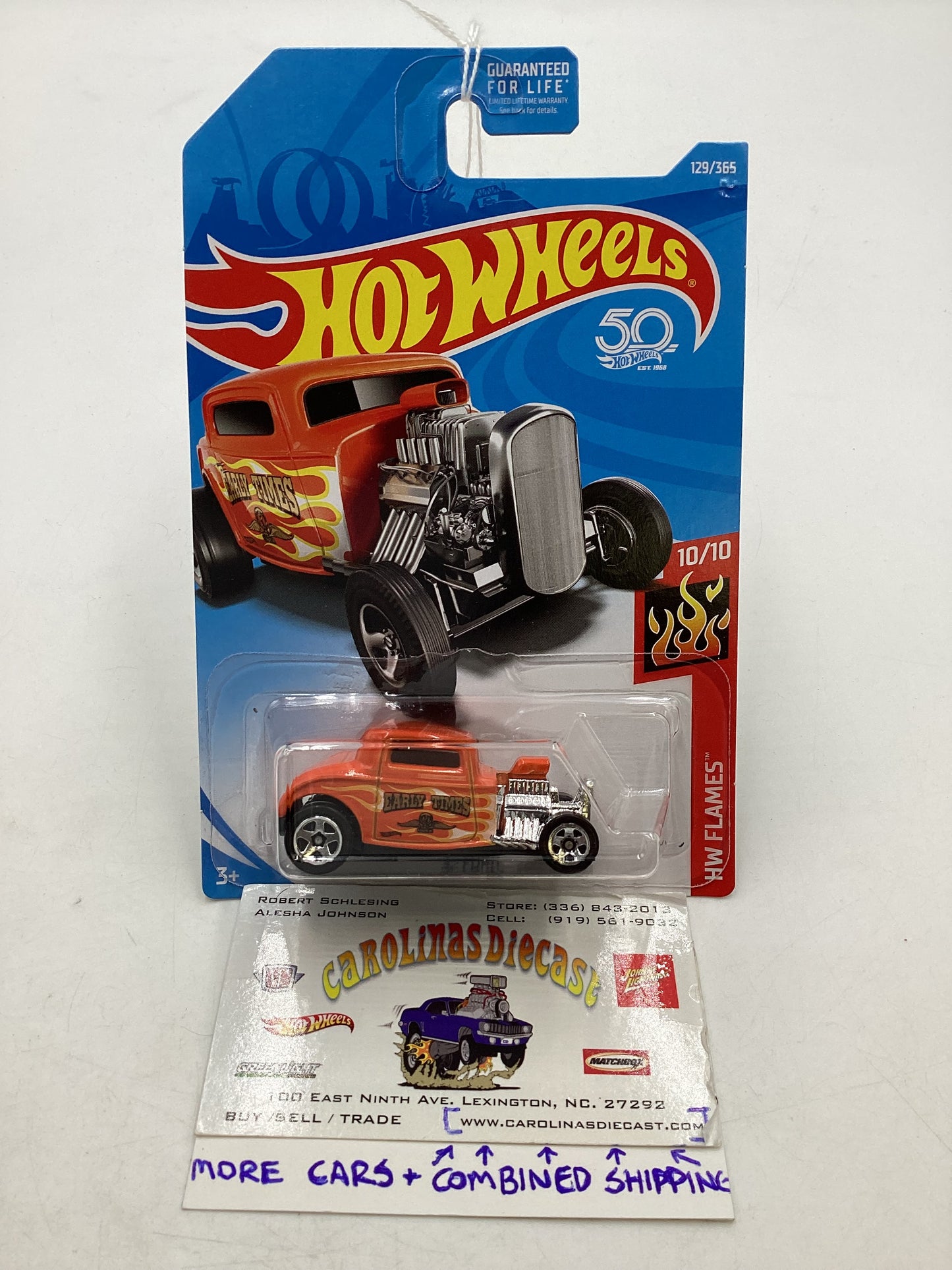 2018 Hot Wheels #129 32 Ford Orange 35B