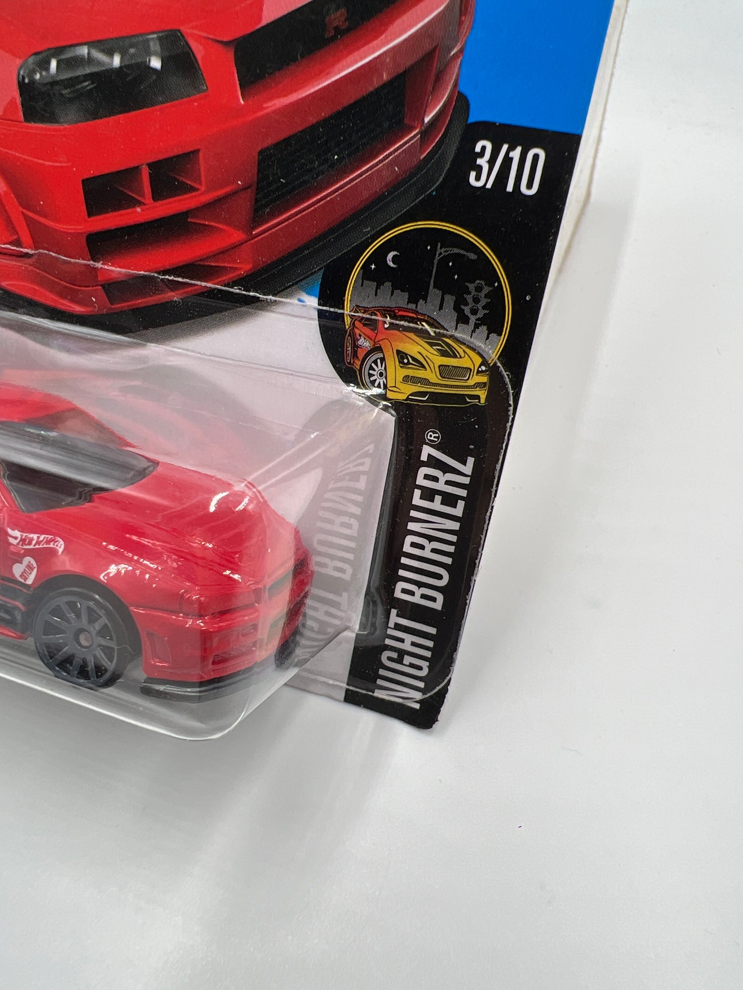 2016 Hot Wheels Nightburnerz #83 Nissan Skyline GT-R R34 Red Need for Speed SR