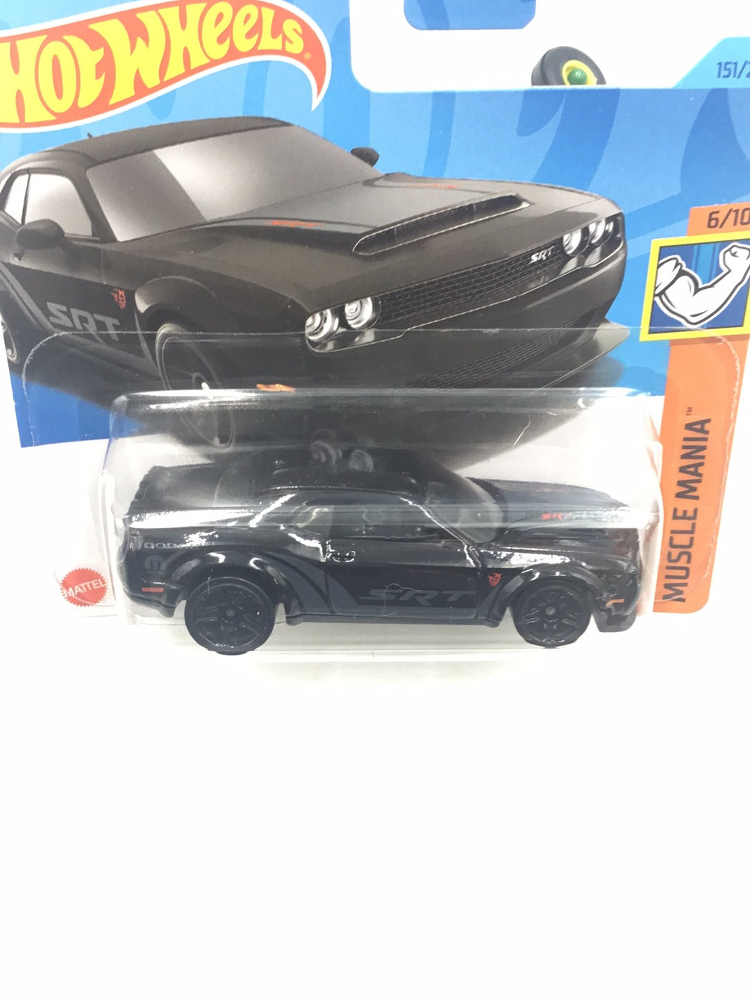 2023 hot wheels Short Card #151 18 Dodge Challenger SRT Demon Q7