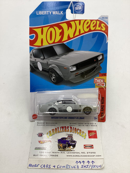 2024 Hot Wheels #191 Nissan Skyline 2000GT- R LBWK 83i