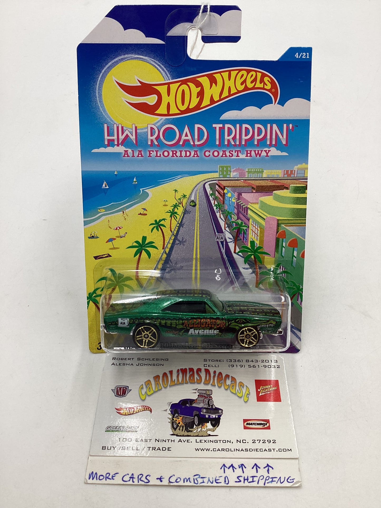 Hot Wheels Road Trippin 4/21 69 Dodge Charger 161B