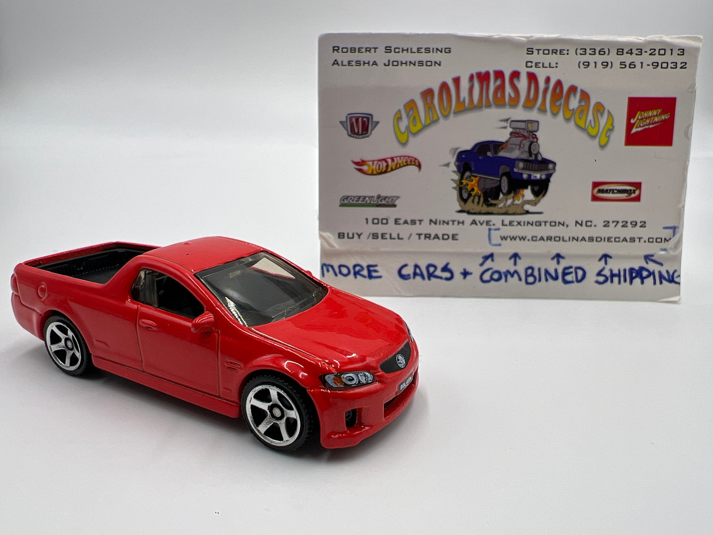 Matchbox #2 Holden UTE SSV 2010 Red Loose