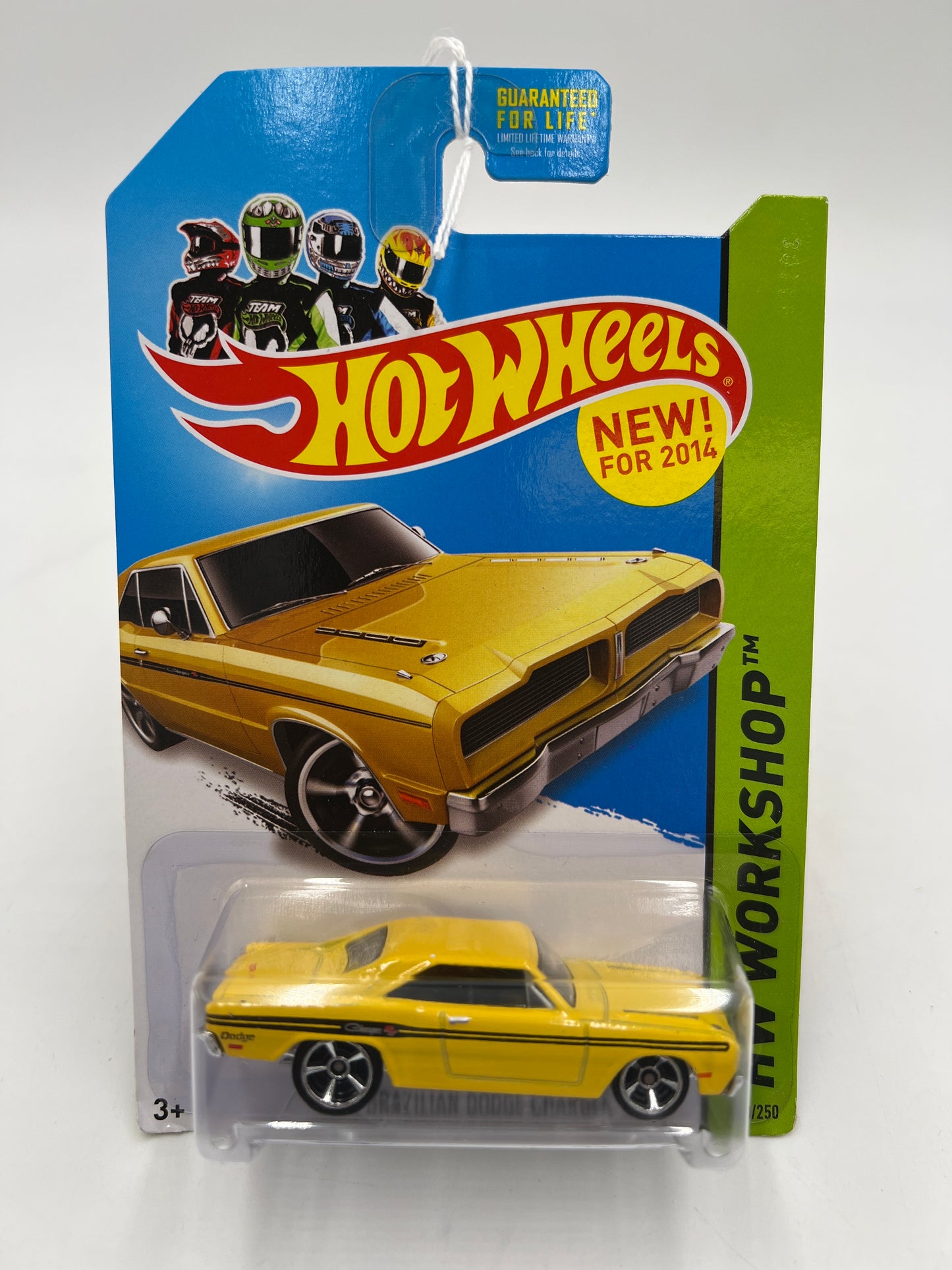 2014 Hot Wheels Workshop #240 1974 Brazilian Dodge Charger Yellow 56A