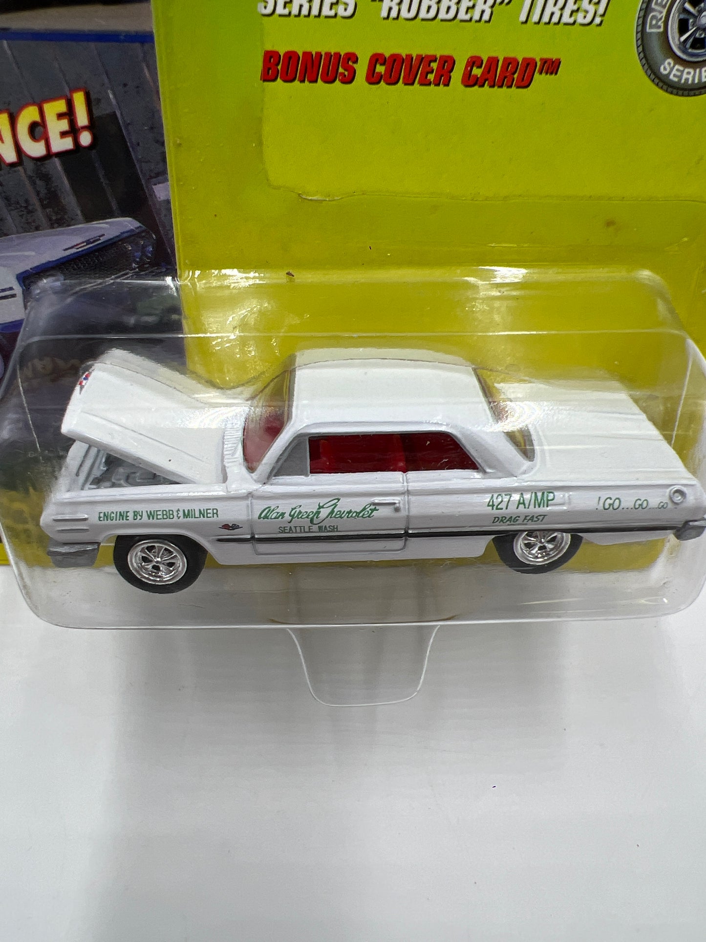 Johnny Lightning Super Chevy Chevy Impala Z-11 White 188A