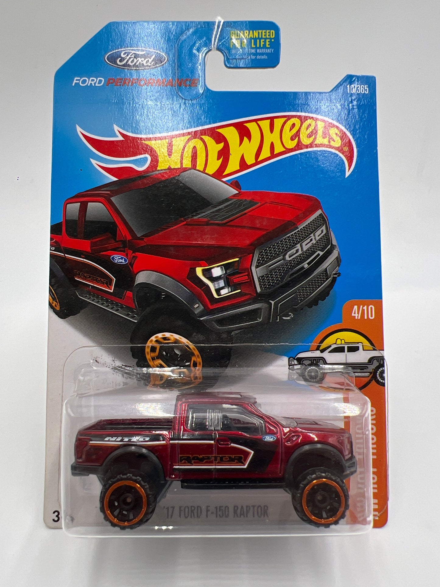 2017 Hot Wheels Hot Trucks #10 17 Ford F-150 Raptor Red