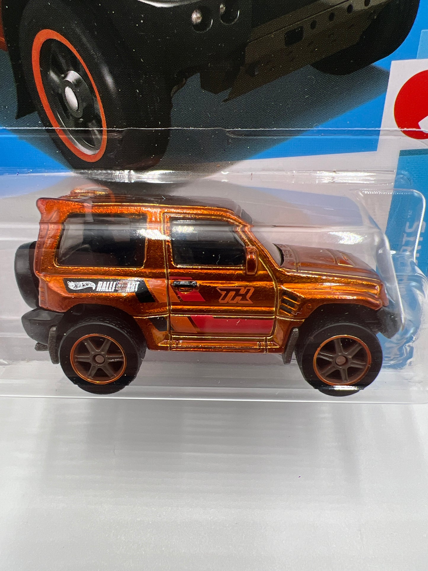 2024 Hot Wheels Super Treasure Hunt #169 Mitsubishi Pajero Evolution Orange W/Protector