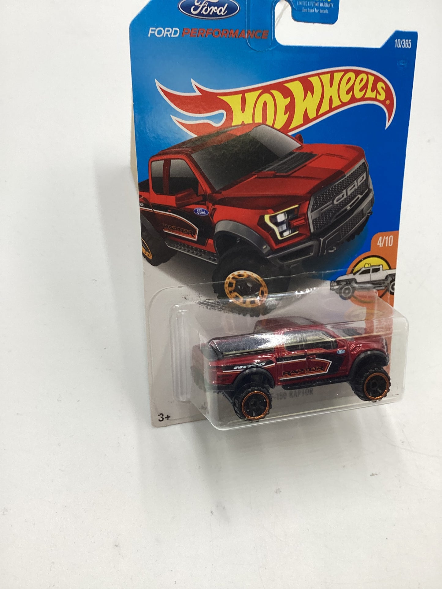 2017 Hot Wheels Hot Trucks #10 17 Ford F150 Raptor Red