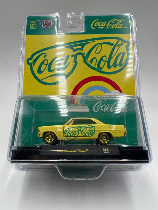 M2 Machines Coca Cola CHASE 1967 Chevrolet Nova Yellow A53