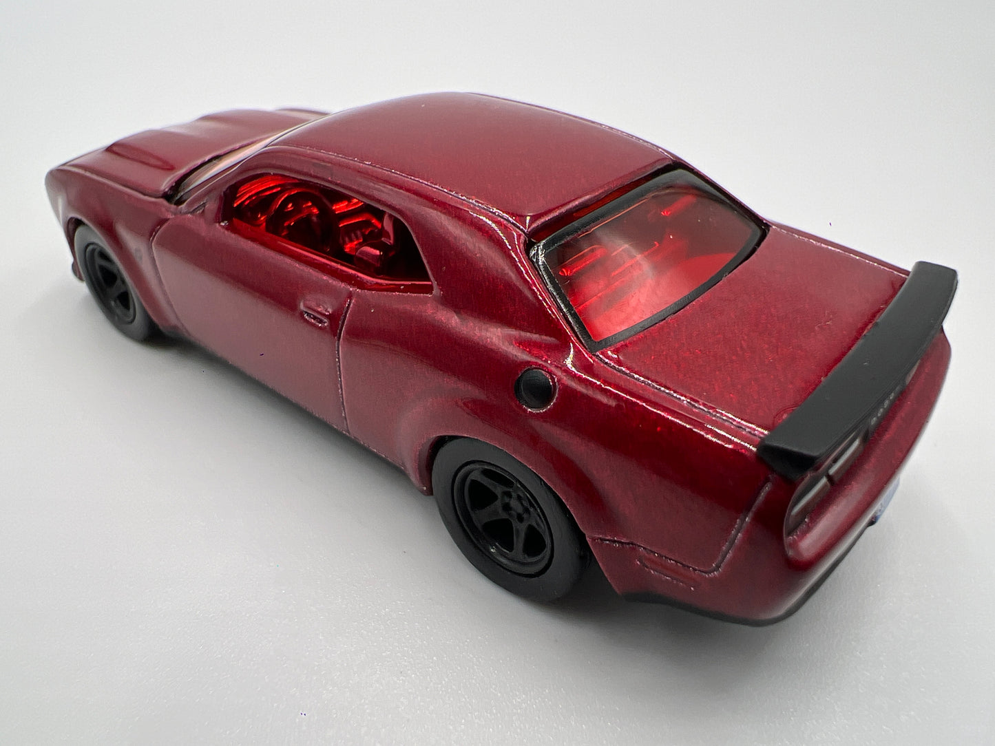 Auto World 1/64 Ultra Red Chase 2021 Dodge Challenger SRT Red Loose