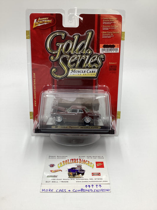 Johnny Lightning Gold Series Muscle Cars Release 9 #37 1962 Plymouth Sport Fury Brown 232H