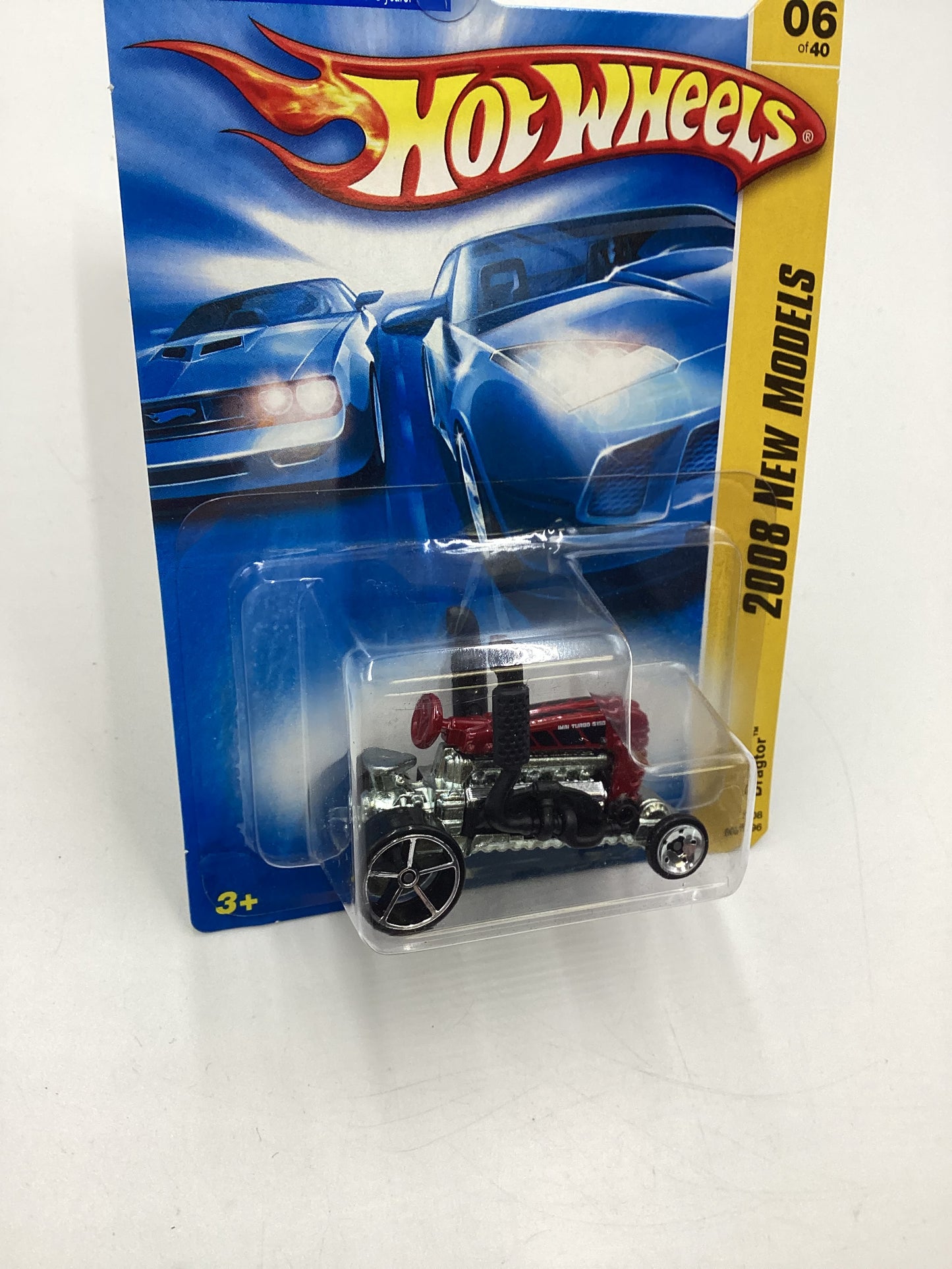 2008 Hot Wheels New Models #6 Dragtor Red BB3