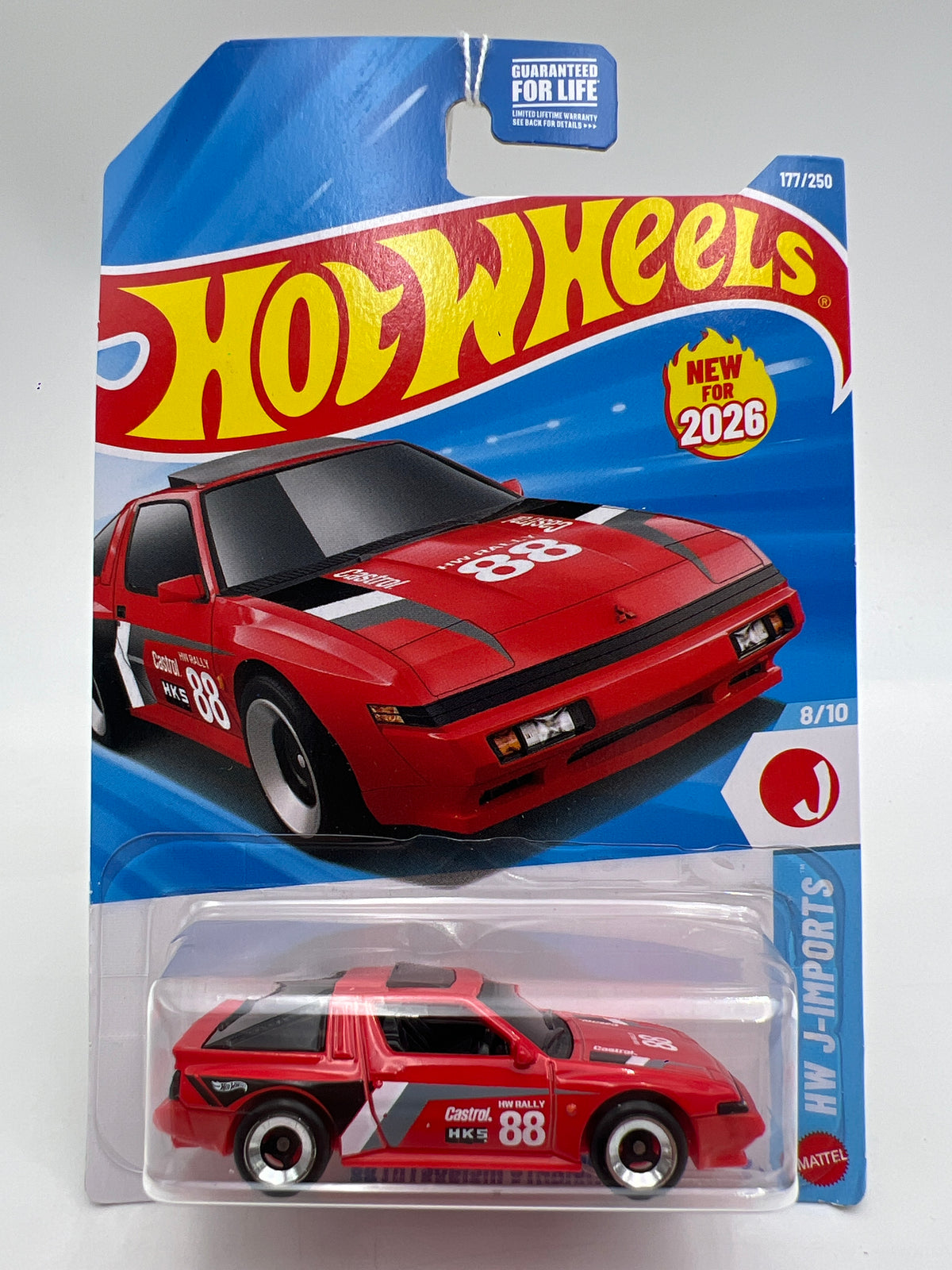 2026 Hot Wheels Kroger Exclusive #177 88 Mitsubishi Starion Red SR