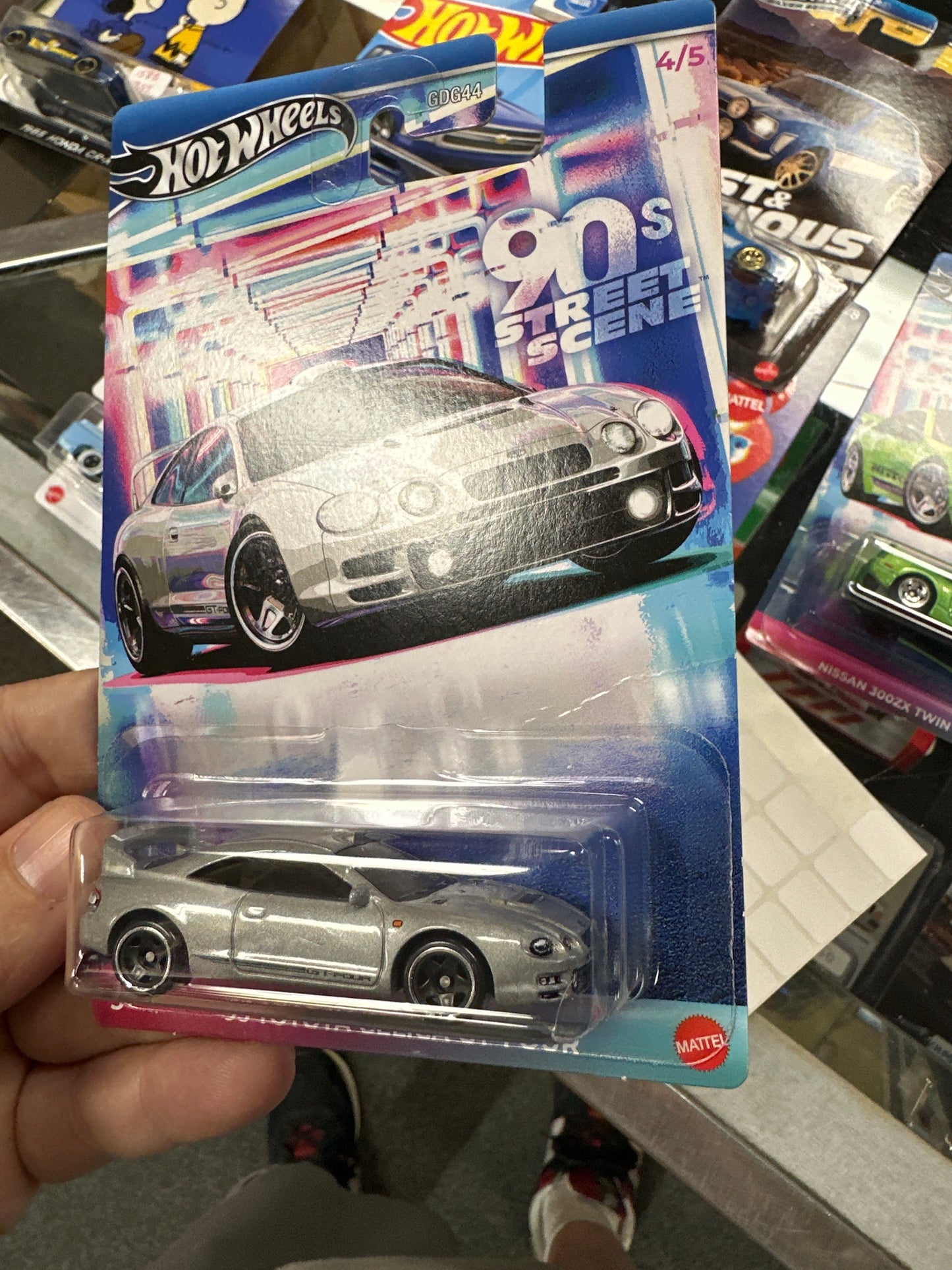 2024 Hot Wheels 90s Street Scene #4 95 Toyota Celica GT-Four Silver see description 161C