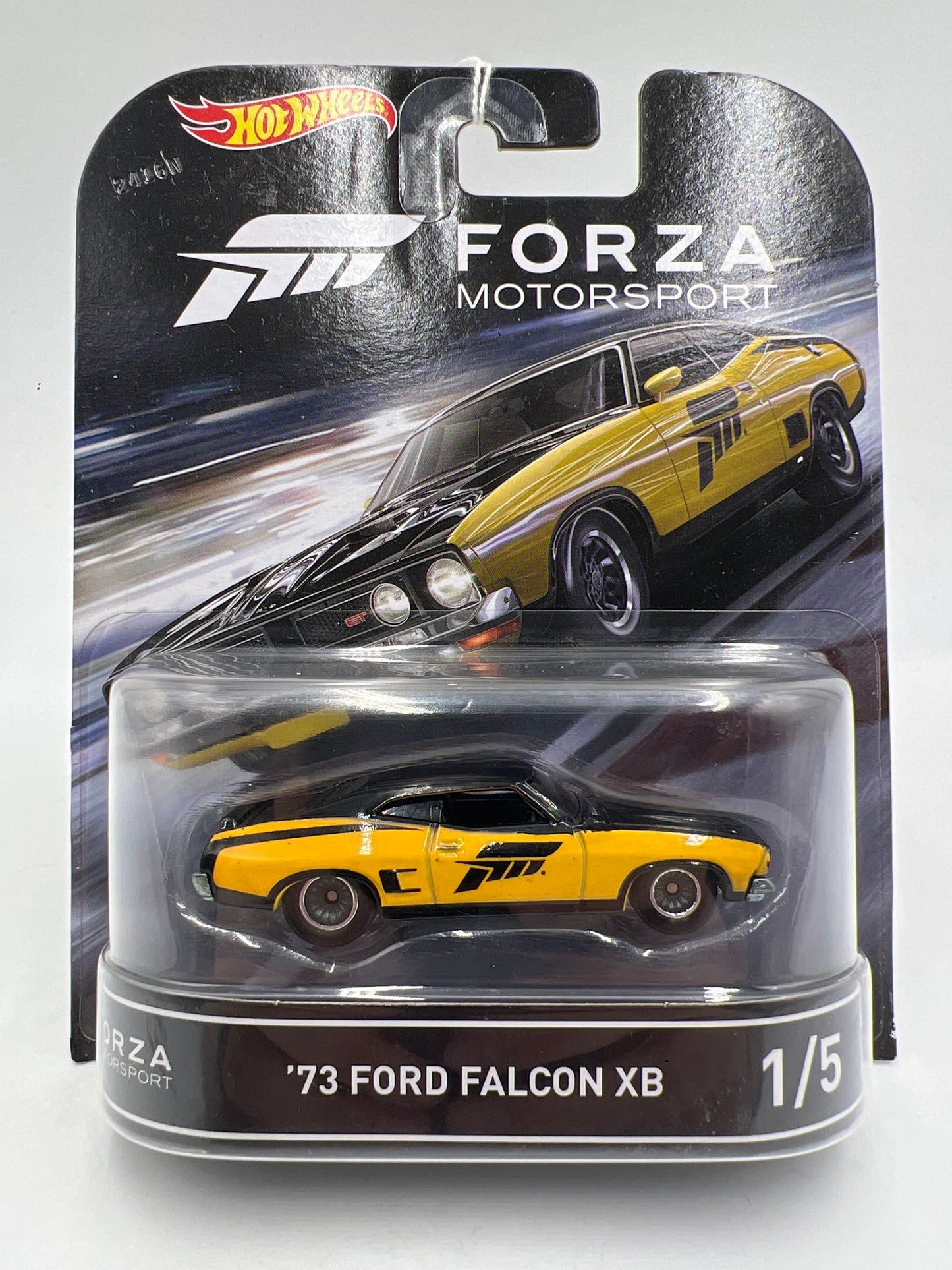 Hot Wheels Retro Entertainment Forza Motorsport #1 73 Ford Falcon XB Yellow/Black 244M