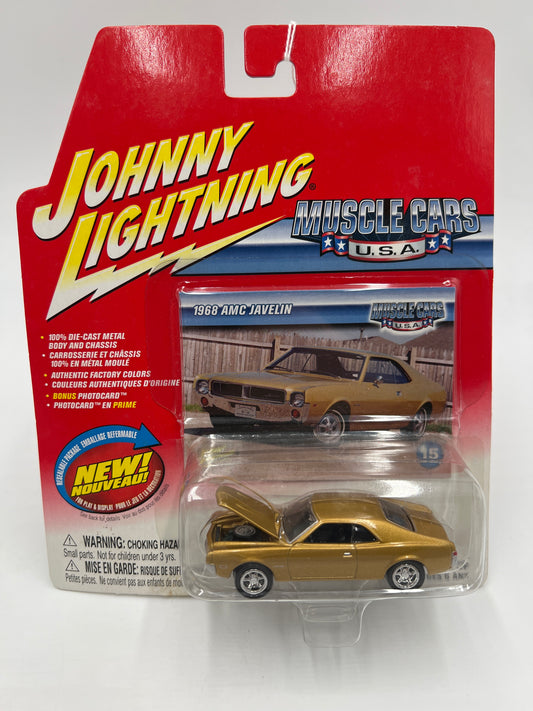 Johnny Lightning Muscle Cars USA #15 1968 AMC Javelin Gold 218C