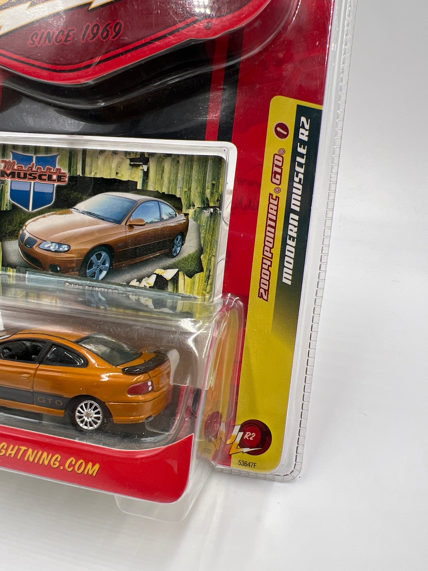 Johnny Lightning Modern Muscle R2 #1 2004 Pontiac GTO Orange 227C