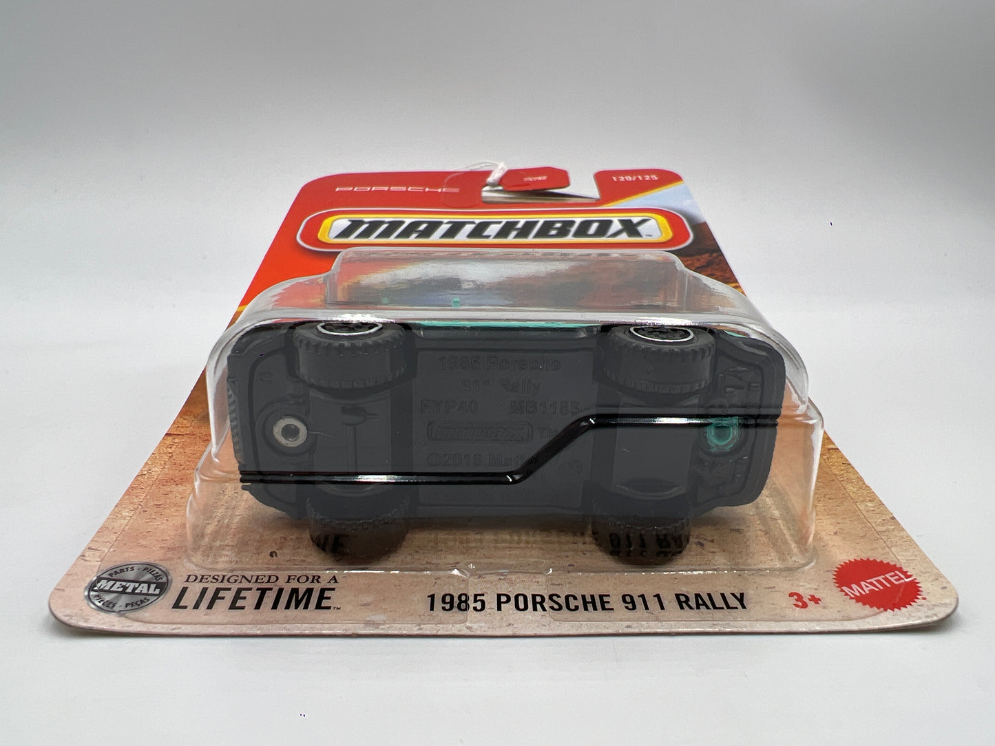 2025 Matchbox #120 1985 Porsche 911 Rally Green 215A